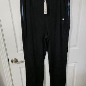 Ben Sherman Black Joggers with Blue Details